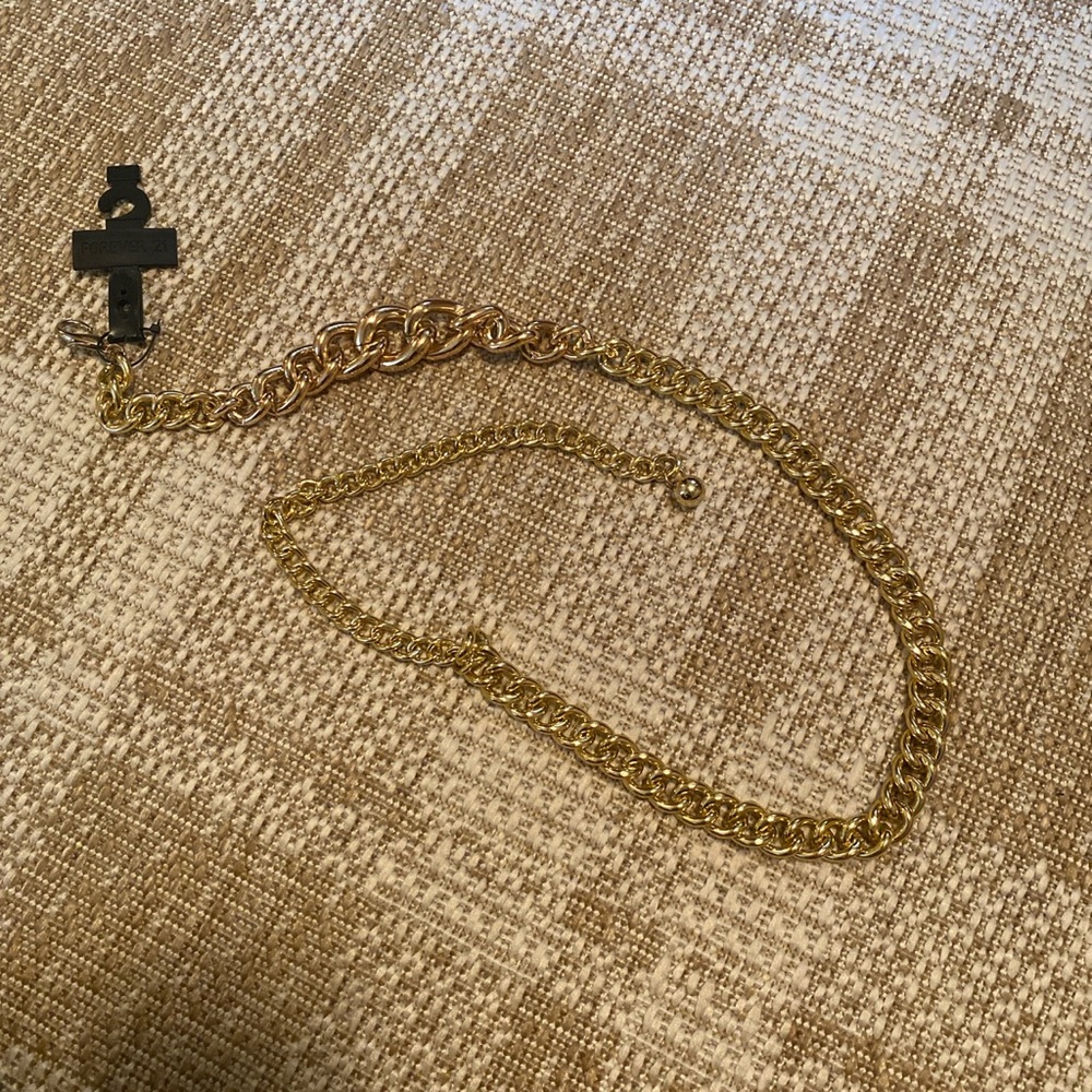 Gold forever 21 belt